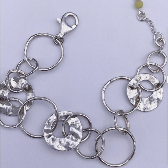 Silpada sterling silver paper chain bracelet - Picture 2 of 4